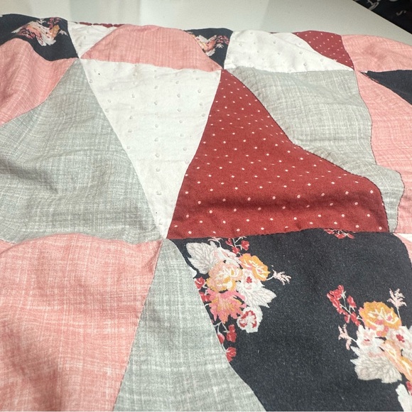 Matilda Jane Baby Quilt | Cotton Patchwork · Cottagecore Nursery / Crib Throw - Picture 7 of 8